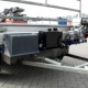 Honda motor met tank en accu voor de aandrijving van een Amco Veba laadkraan